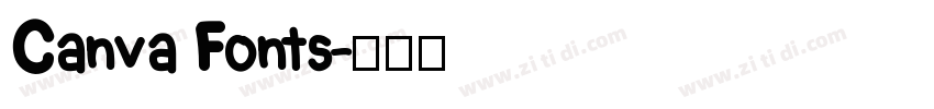 Canva Fonts字体转换
